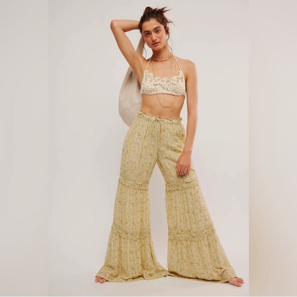 Emmaline Tiered Pull-On Pants NWT